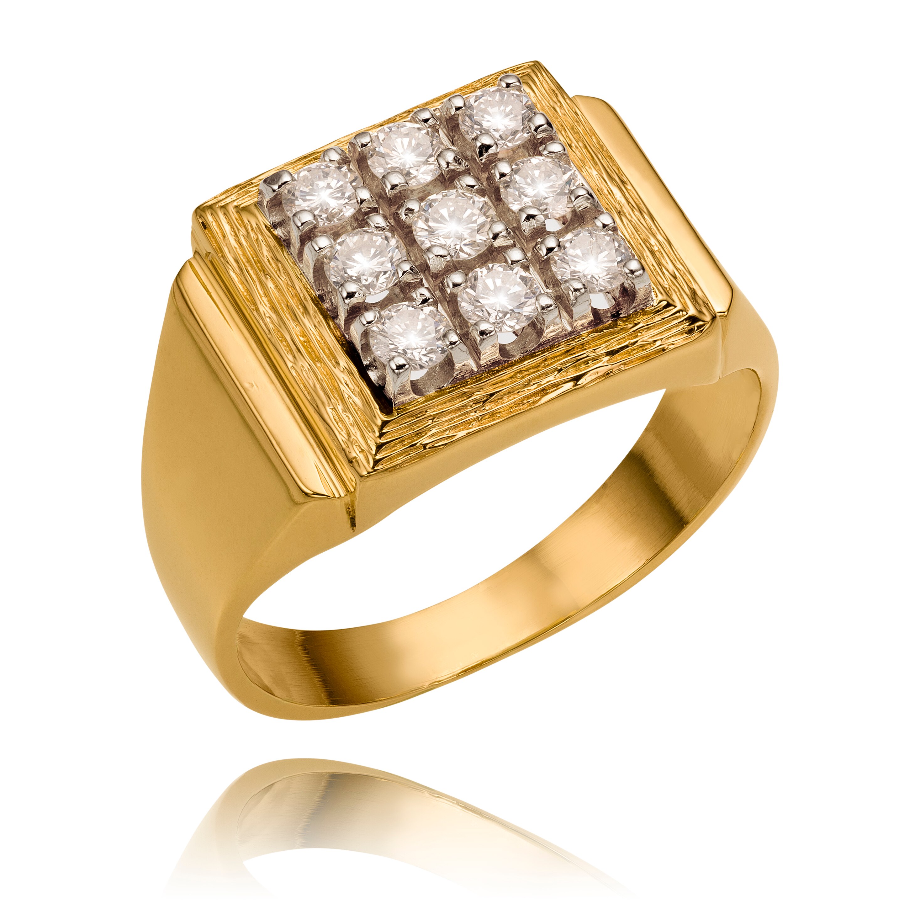 Pompeii3 1ct 3 Stone Diamond Engagement Ring 14k Rose Gold - Size 9 : Target